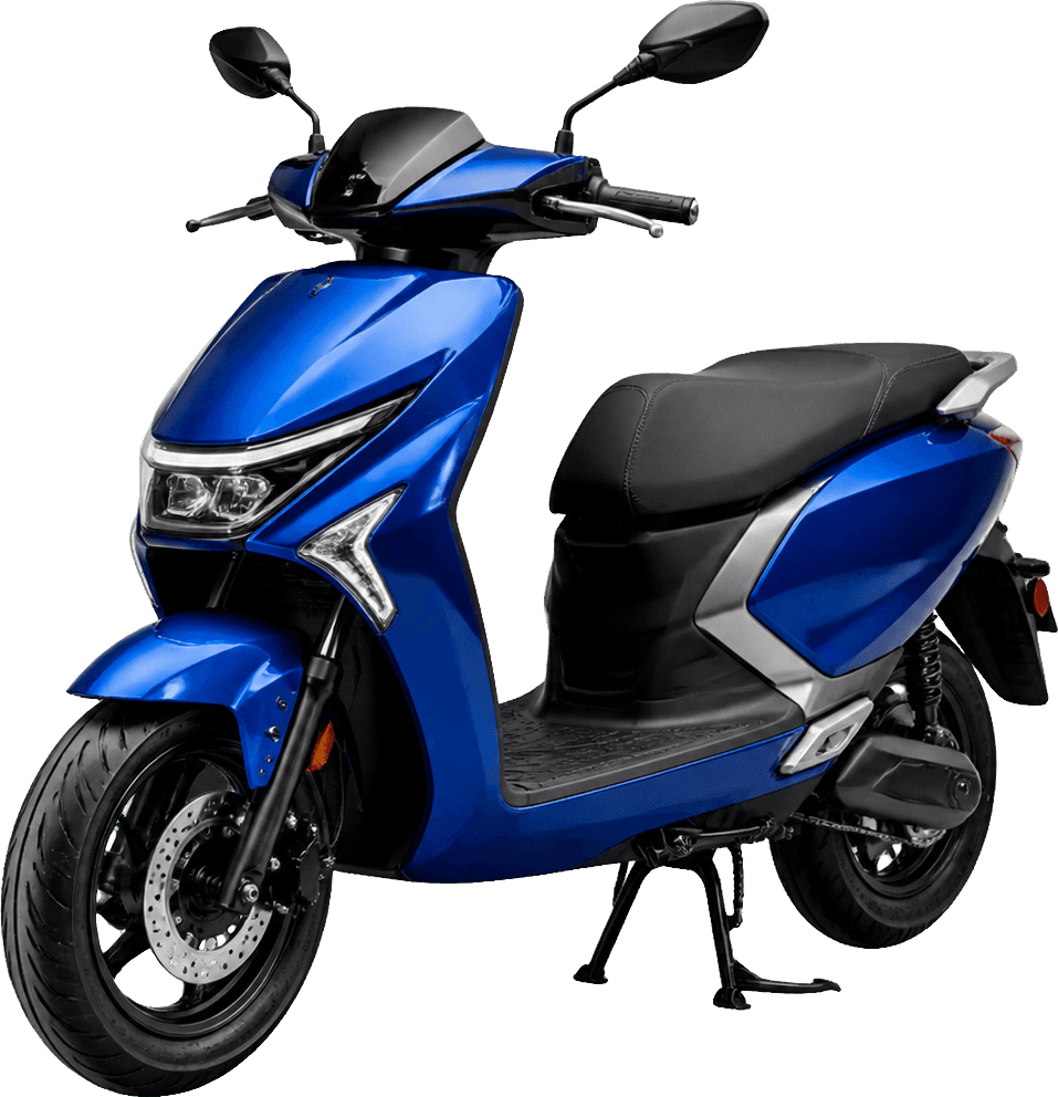 Blue Raftaar electric scooter